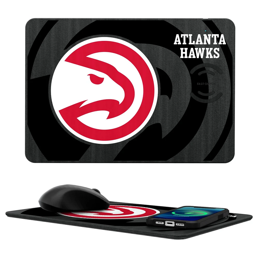 Atlanta Hawks Wireless Charger & Mouse Pad