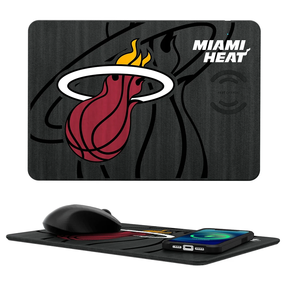Miami Heat Wireless Charger & Mouse Pad