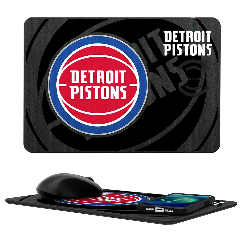 Detroit Pistons Wireless Charger & Mouse Pad