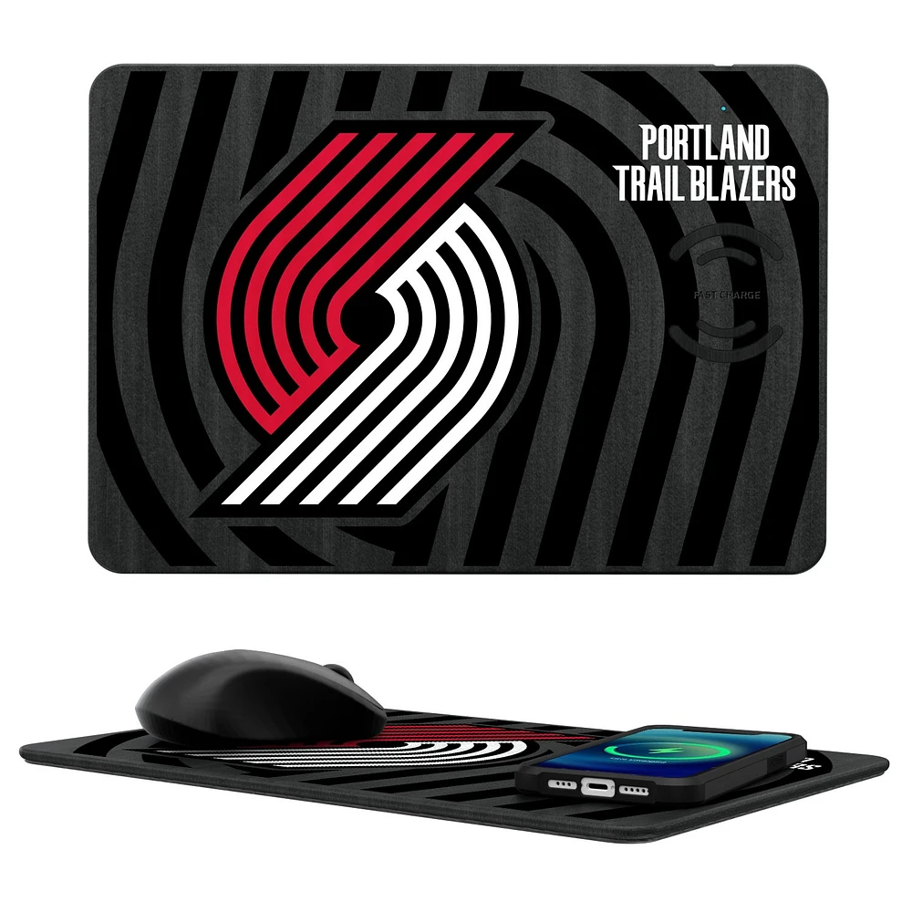 Portland Trail Blazers Wireless Charger & Mouse Pad