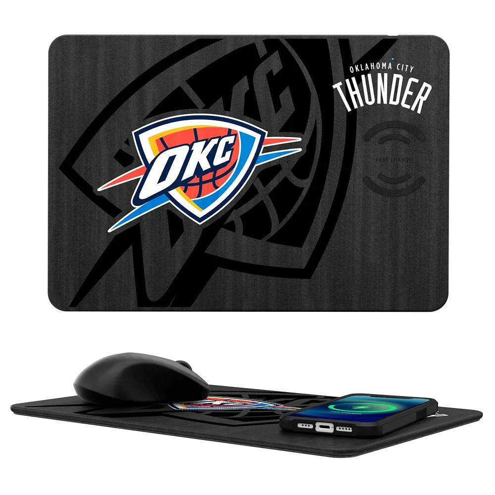 Oklahoma City Thunder Wireless Charger & Mouse Pad