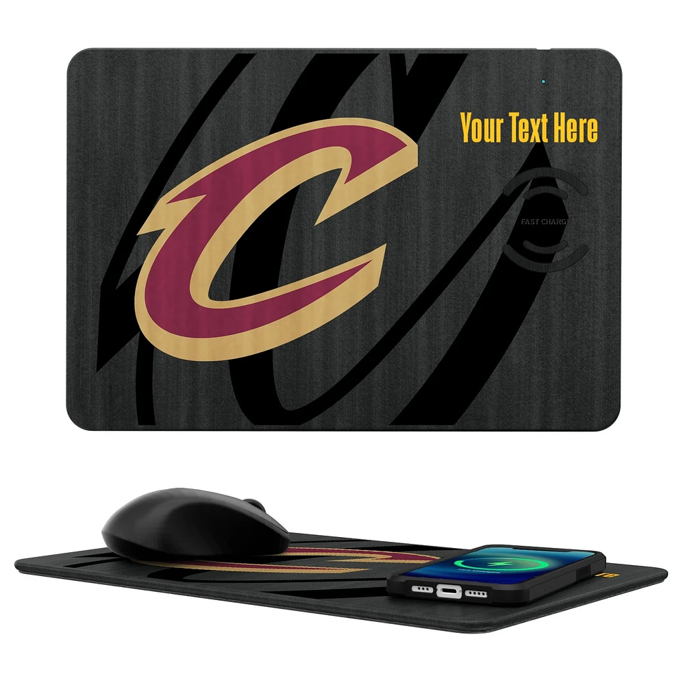 Cleveland Cavaliers Personalized Wireless Charger & Mouse Pad