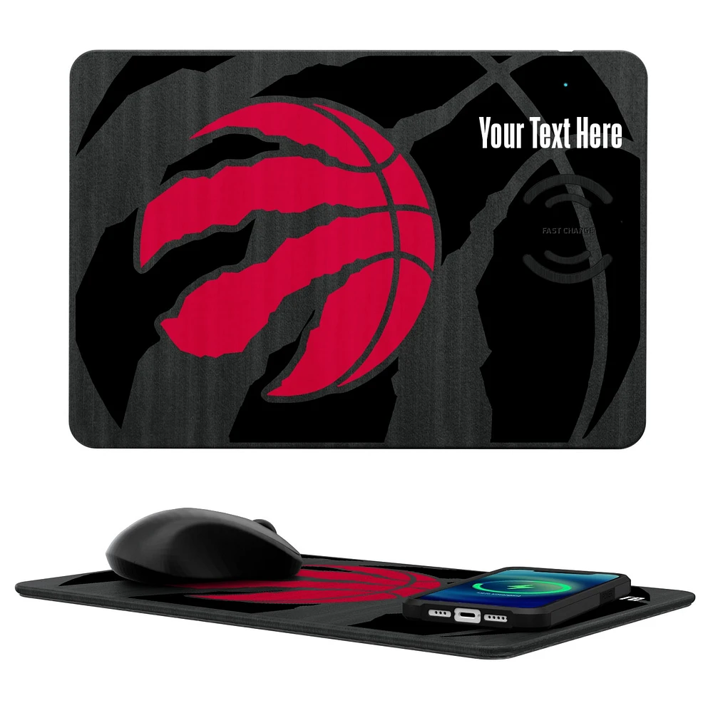 Toronto Raptors Personalized Wireless Charger & Mouse Pad