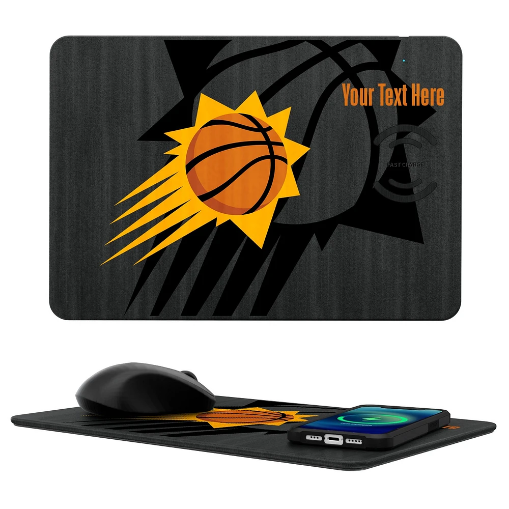 Phoenix Suns Personalized Wireless Charger & Mouse Pad