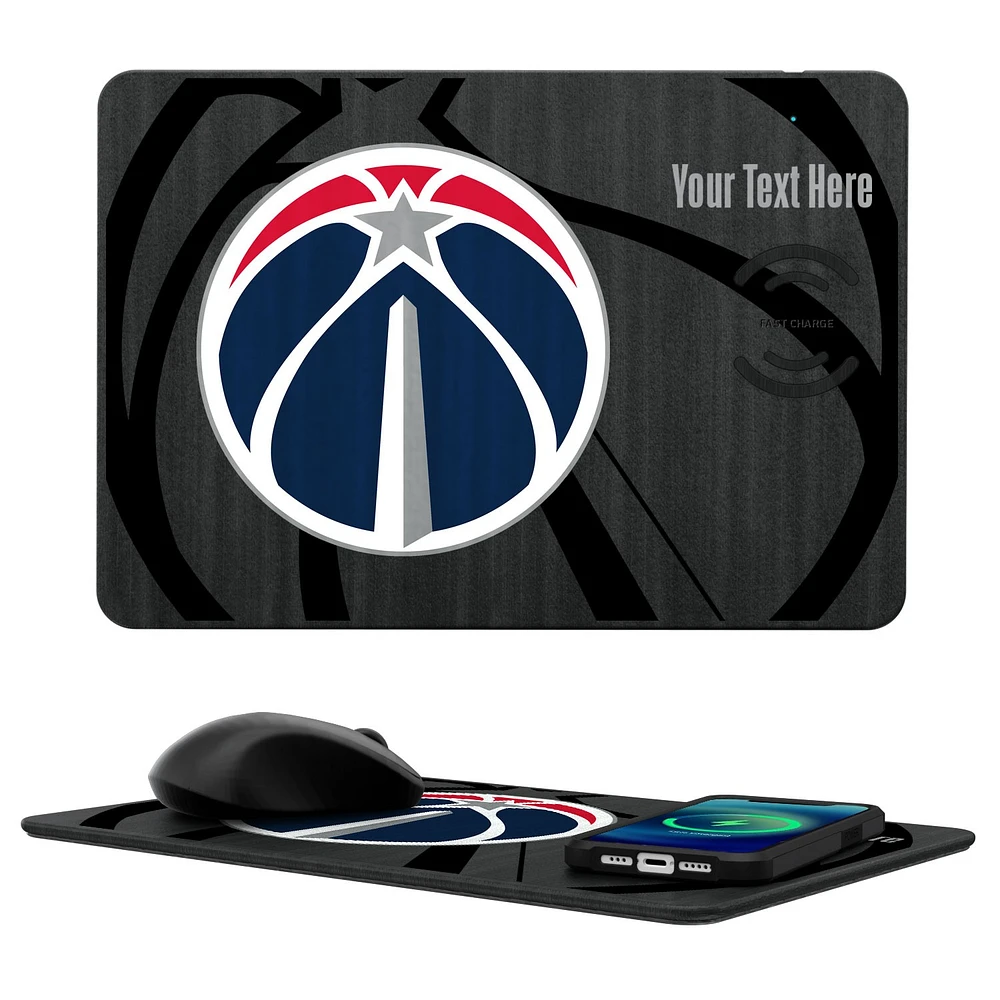 Washington Wizards Personalized Wireless Charger & Mouse Pad