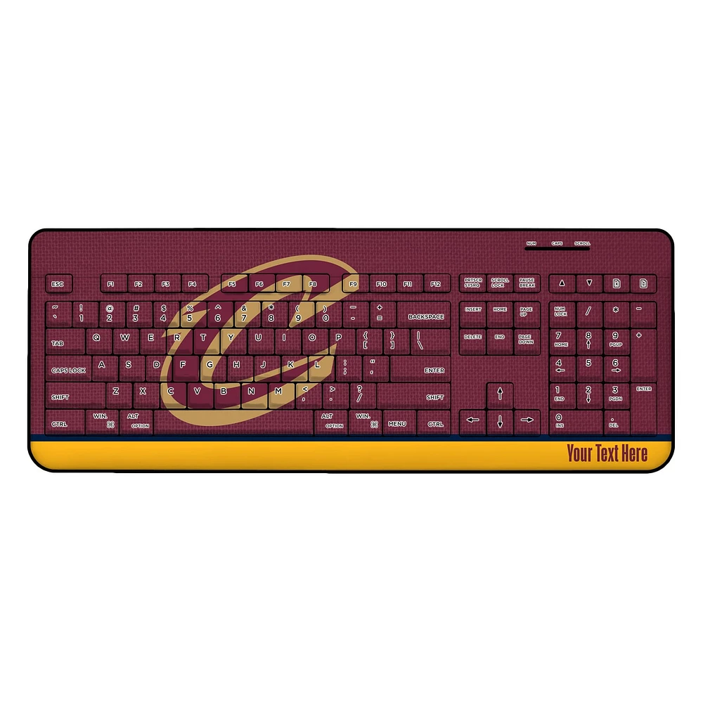 Cleveland Cavaliers Personalized Wireless Keyboard