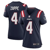 Women's Nike Bailey Zappe Navy New England Patriots Game Jersey