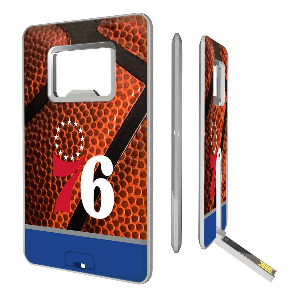 Philadelphia 76ers Basketball Credit Card USB Drive & Bottle Opener