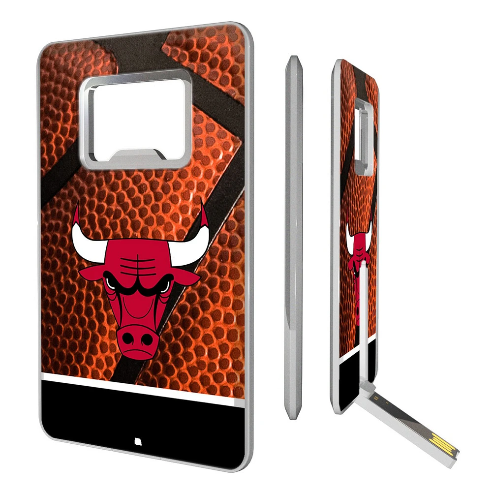 Chicago Bulls Basketball Credit Card USB Drive & Bottle Opener