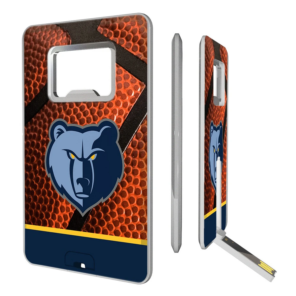 Memphis Grizzlies Basketball Credit Card USB Drive & Bottle Opener