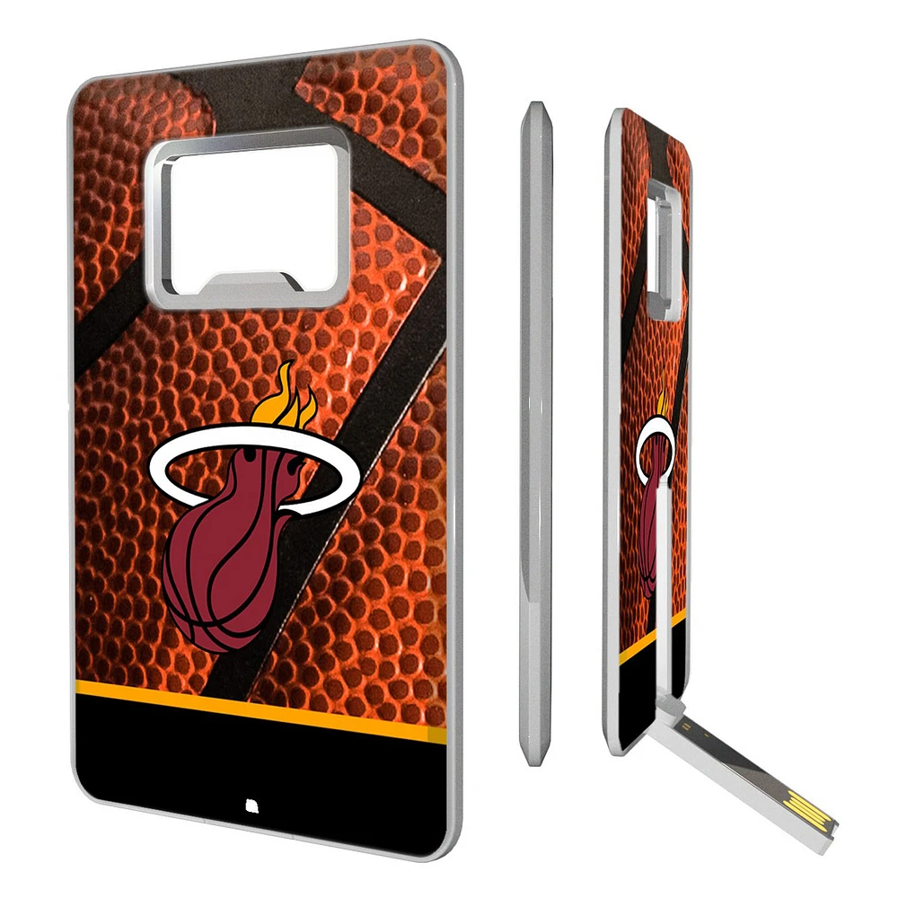 Miami Heat Basketball Credit Card USB Drive & Bottle Opener