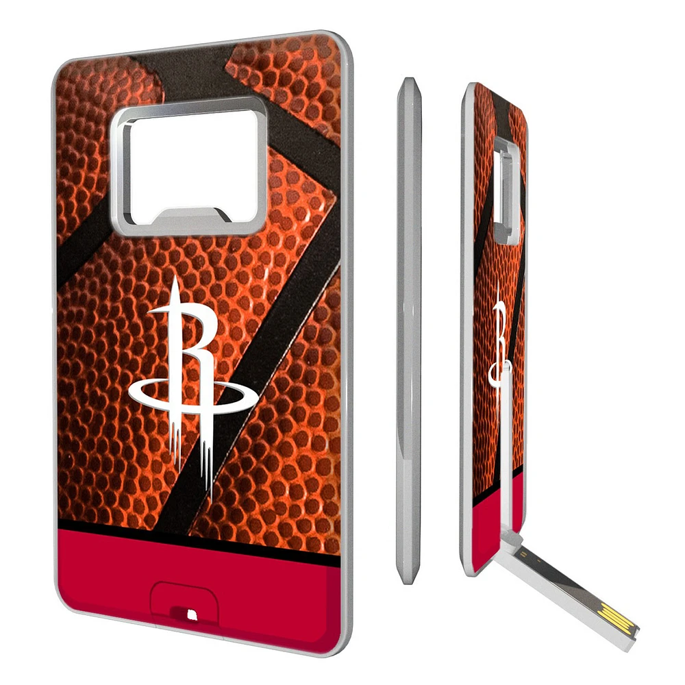 Houston Rockets Basketball Credit Card USB Drive & Bottle Opener
