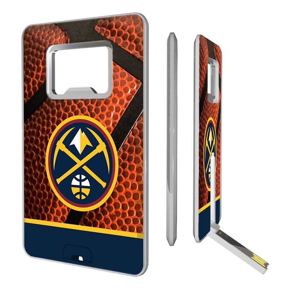 Denver Nuggets Basketball Credit Card USB Drive & Bottle Opener