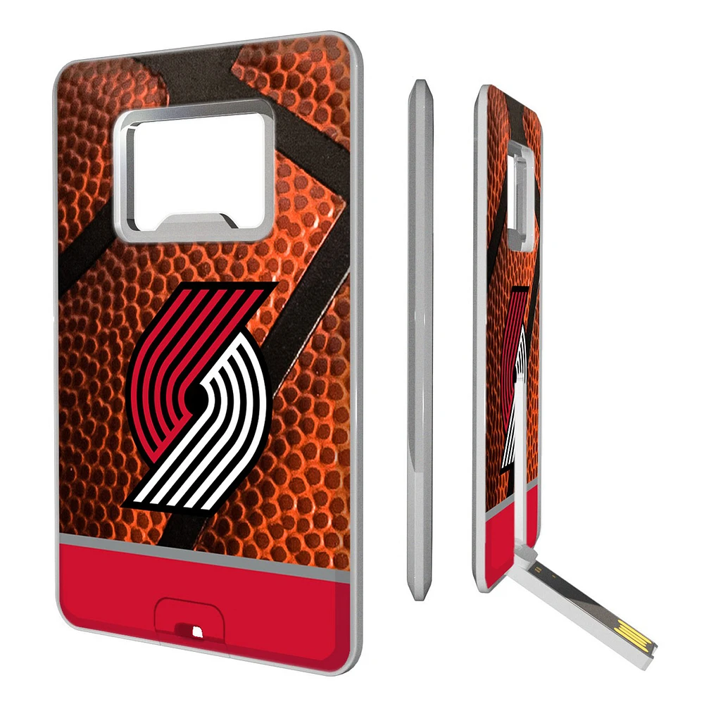 Portland Trail Blazers Basketball Credit Card USB Drive & Bottle Opener