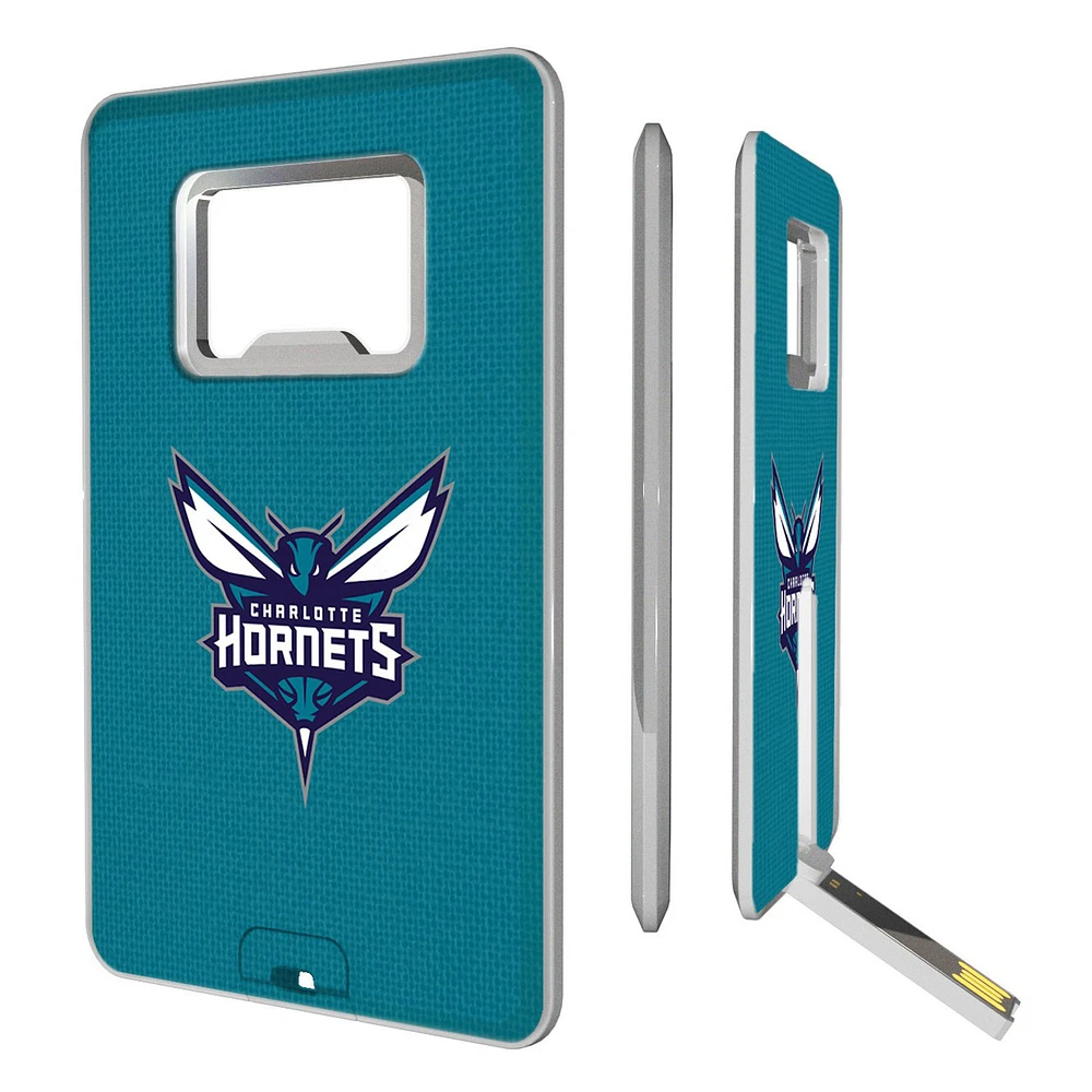 Charlotte Hornets Credit Card USB Drive & Bottle Opener