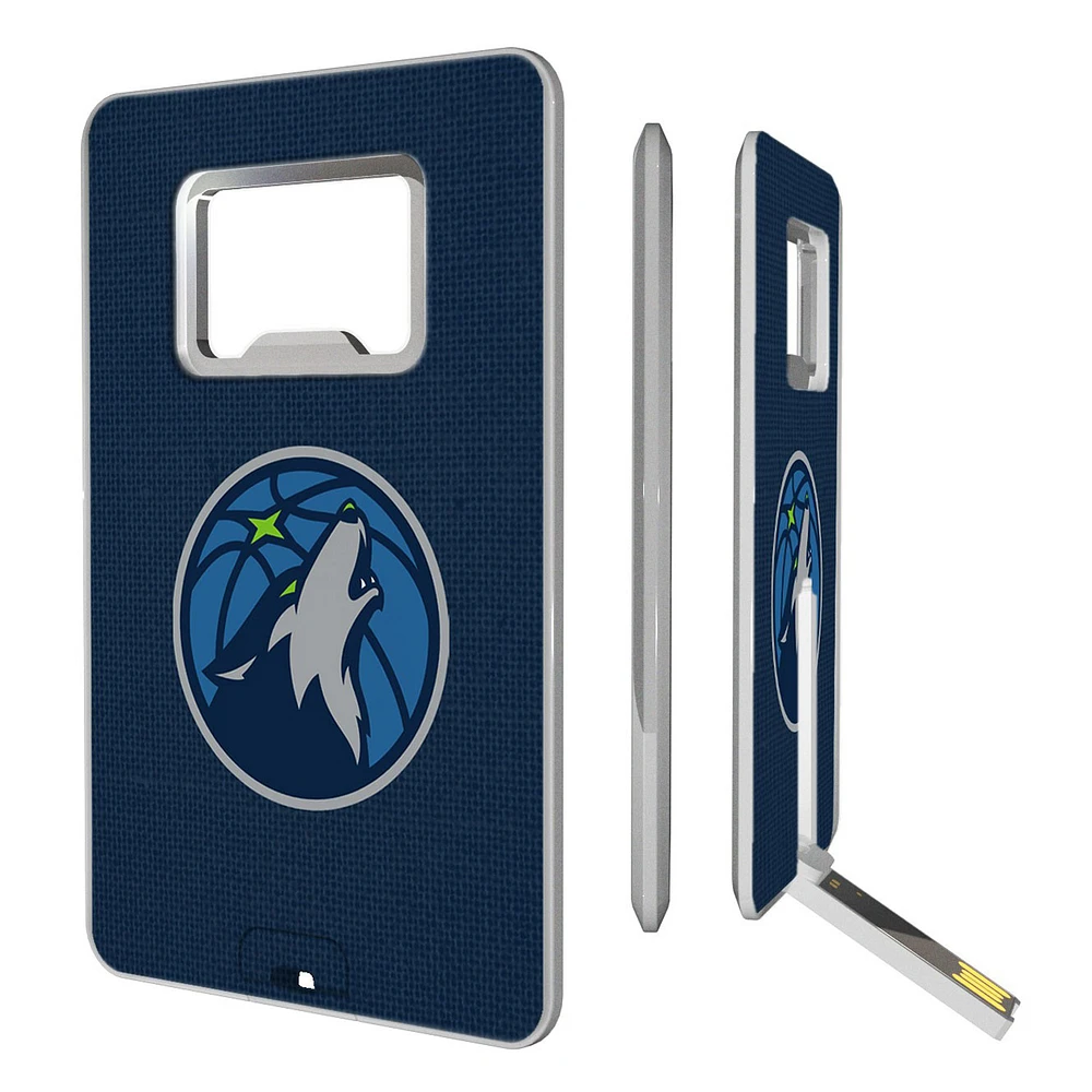 Minnesota Timberwolves Credit Card USB Drive & Bottle Opener