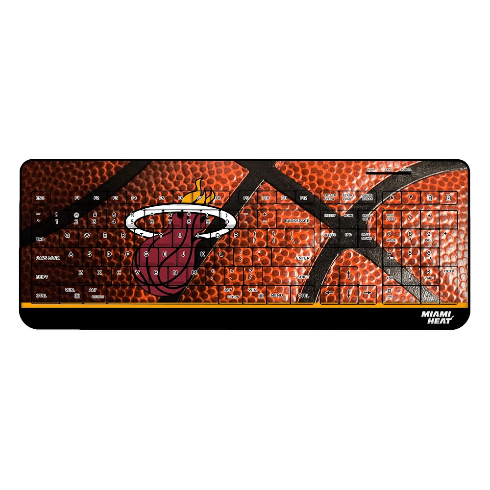 Miami Heat Basketball Wireless Keyboard