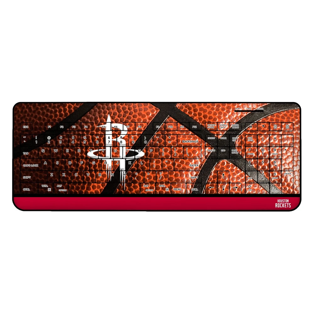 Houston Rockets Basketball Wireless Keyboard