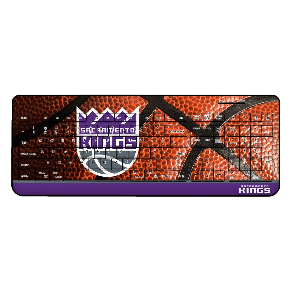 Sacramento Kings Basketball Wireless Keyboard