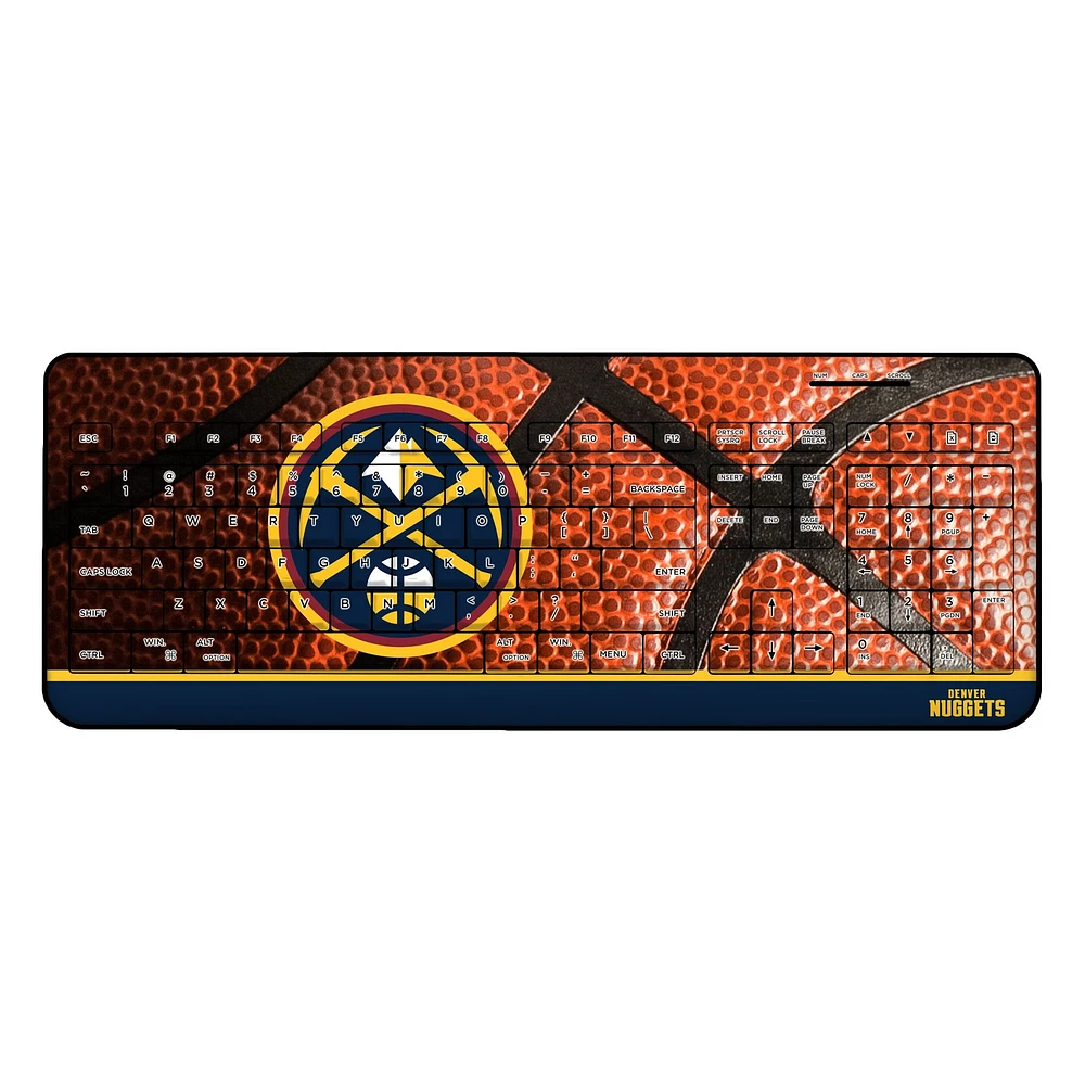 Denver Nuggets Basketball Wireless Keyboard