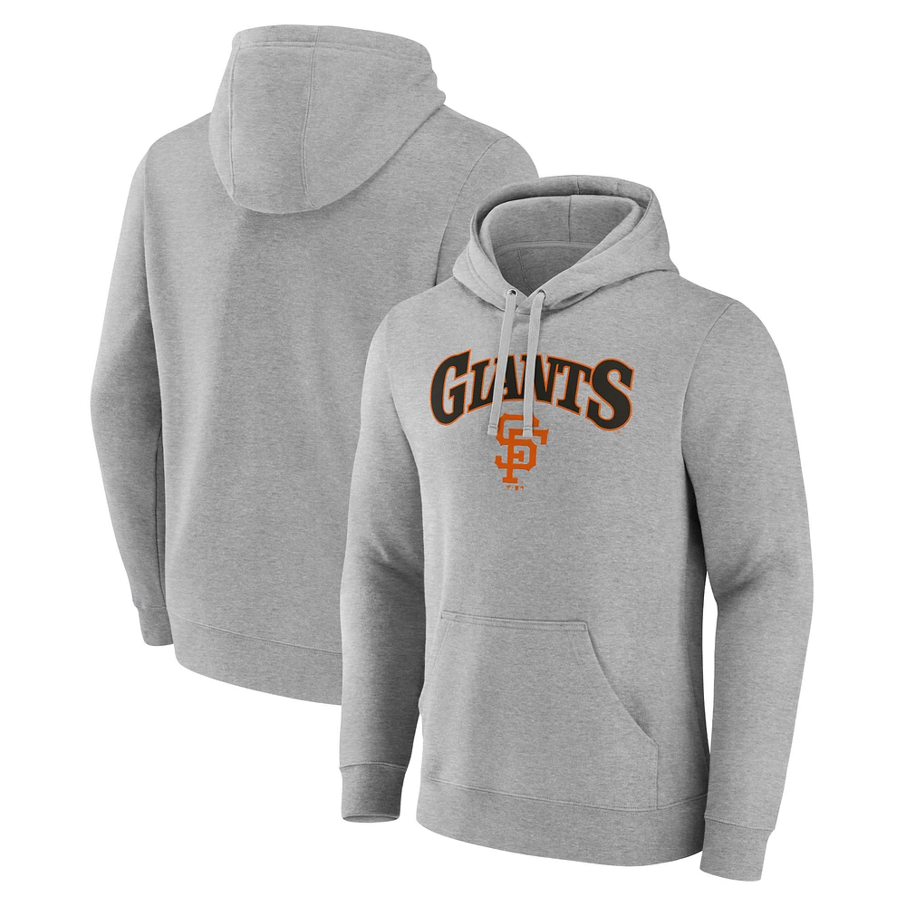 Men's Gray San Francisco Giants Wahconah Pullover Hoodie