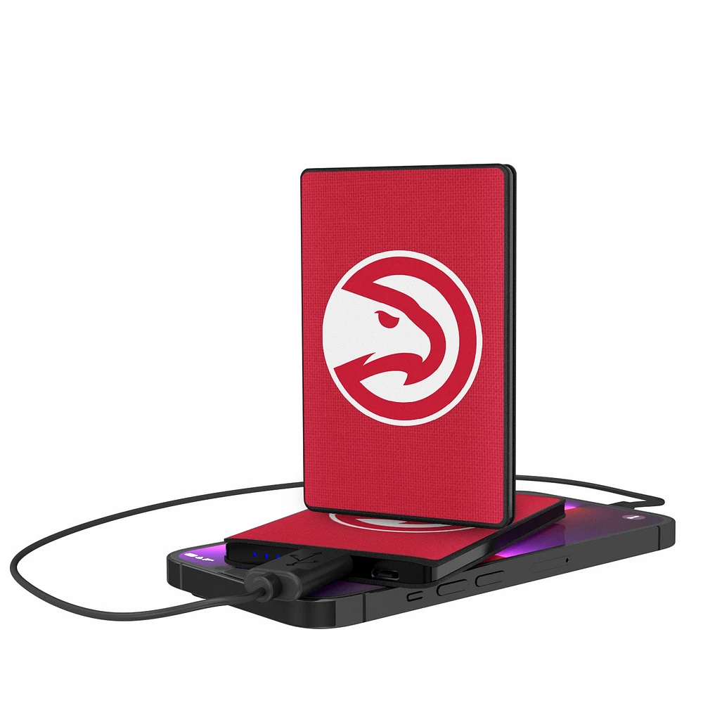 Atlanta Hawks Solid Design 2500mAh Credit Card Powerbank