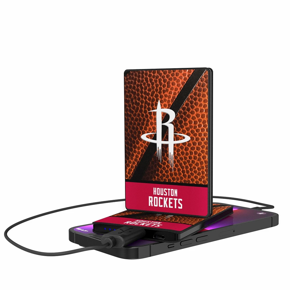 Houston Rockets Basketball Design 2500mAh Credit Card Powerbank