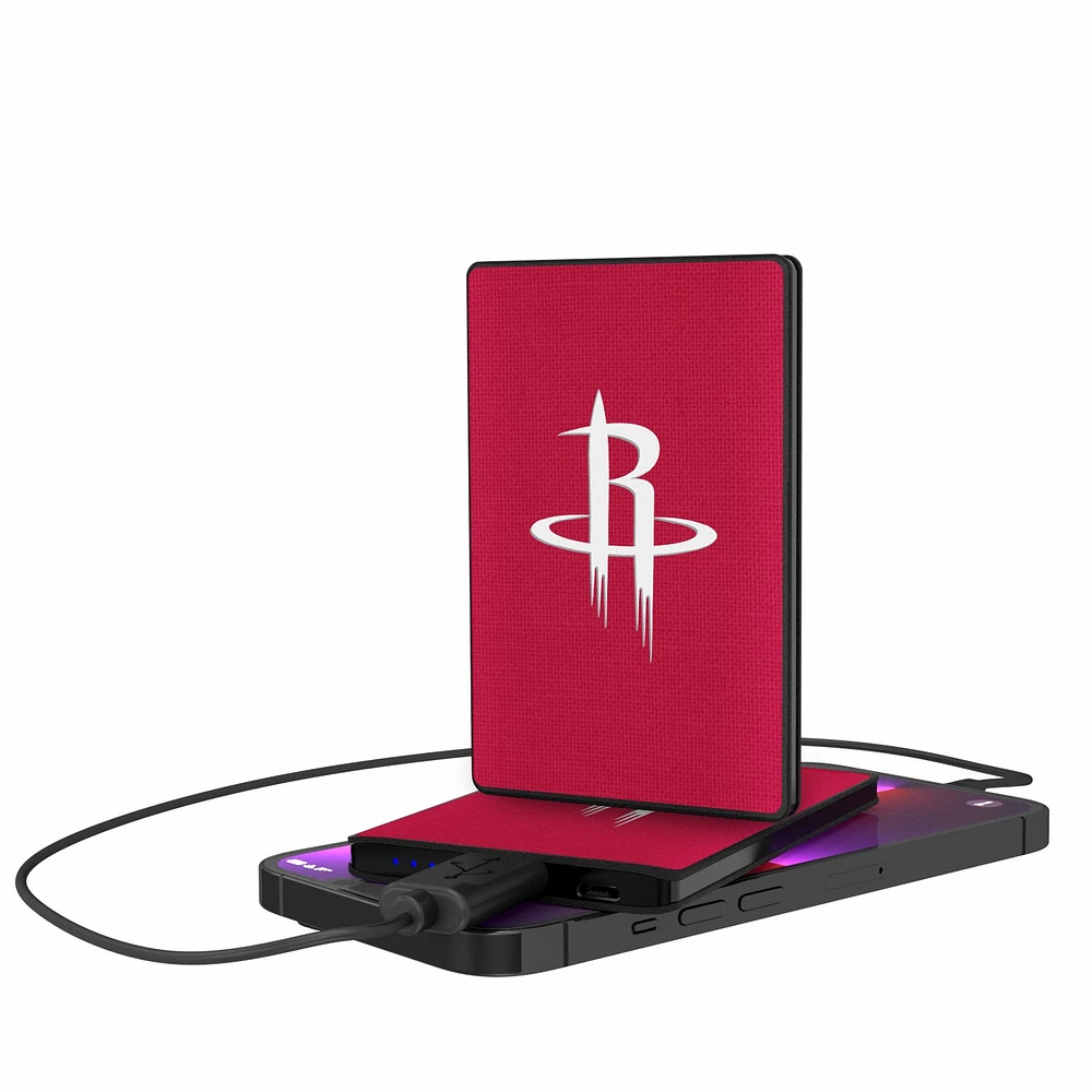 Houston Rockets Solid Design 2500mAh Credit Card Powerbank