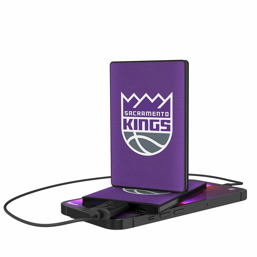 Sacramento Kings Solid Design 2500mAh Credit Card Powerbank