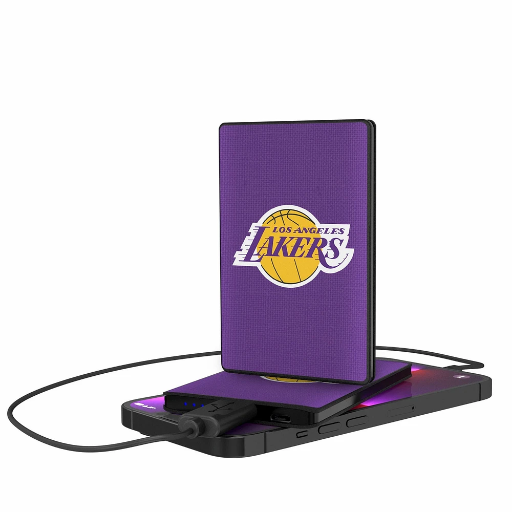 Los Angeles Lakers Solid Design 2500mAh Credit Card Powerbank