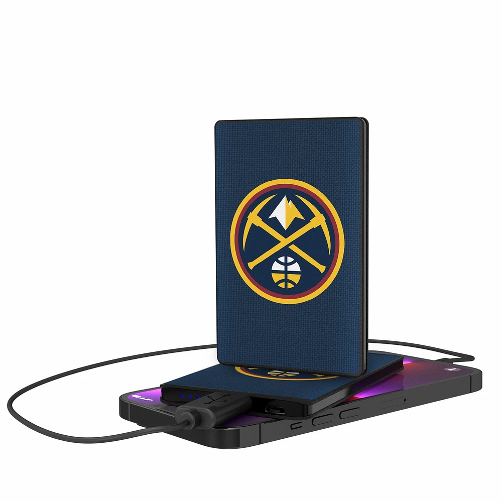 Denver Nuggets Solid Design 2500mAh Credit Card Powerbank
