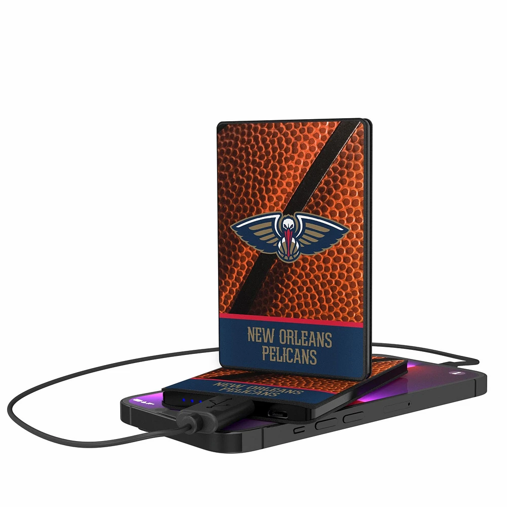 New Orleans Pelicans Basketball Design 2500mAh Credit Card Powerbank