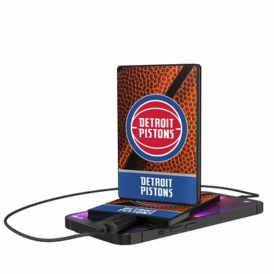 Detroit Pistons Basketball Design 2500mAh Credit Card Powerbank