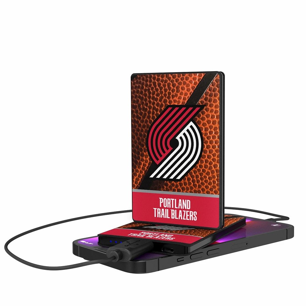 Portland Trail Blazers Basketball Design 2500mAh Credit Card Powerbank