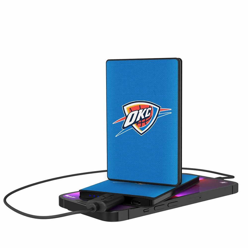 Oklahoma City Thunder Solid Design 2500mAh Credit Card Powerbank