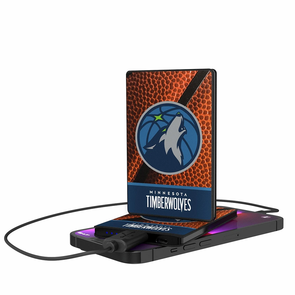 Minnesota Timberwolves Basketball Design 2500mAh Credit Card Powerbank
