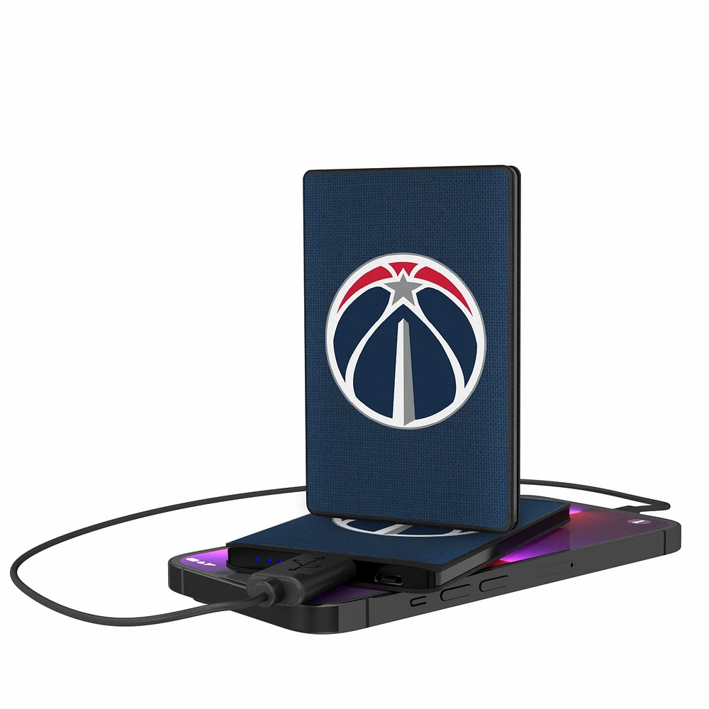 Washington Wizards Solid Design 2500mAh Credit Card Powerbank