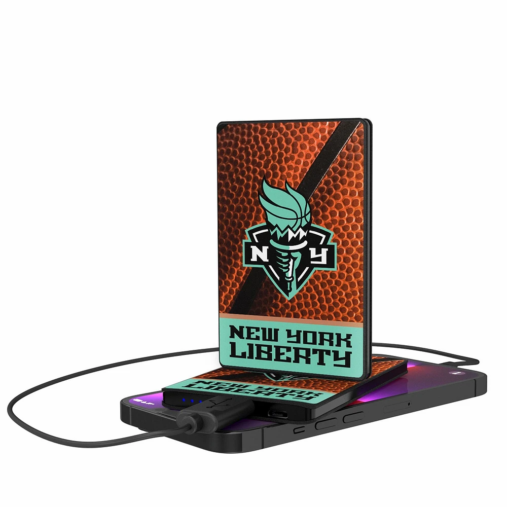 New York Liberty Basketball Design 2500mAh Credit Card Powerbank