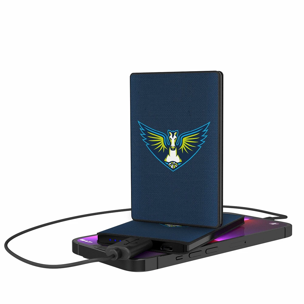 Dallas Wings Solid Design 2500mAh Credit Card Powerbank