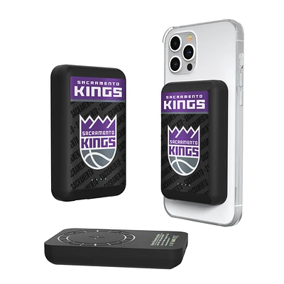 Sacramento Kings Endzone Design 5000mAh Wireless Mag Power Bank