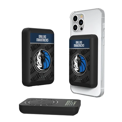 Dallas Mavericks Endzone Design 5000mAh Wireless Mag Power Bank