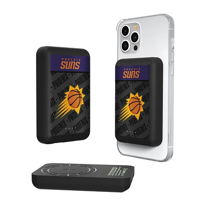 Phoenix Suns Endzone Design 5000mAh Wireless Mag Power Bank