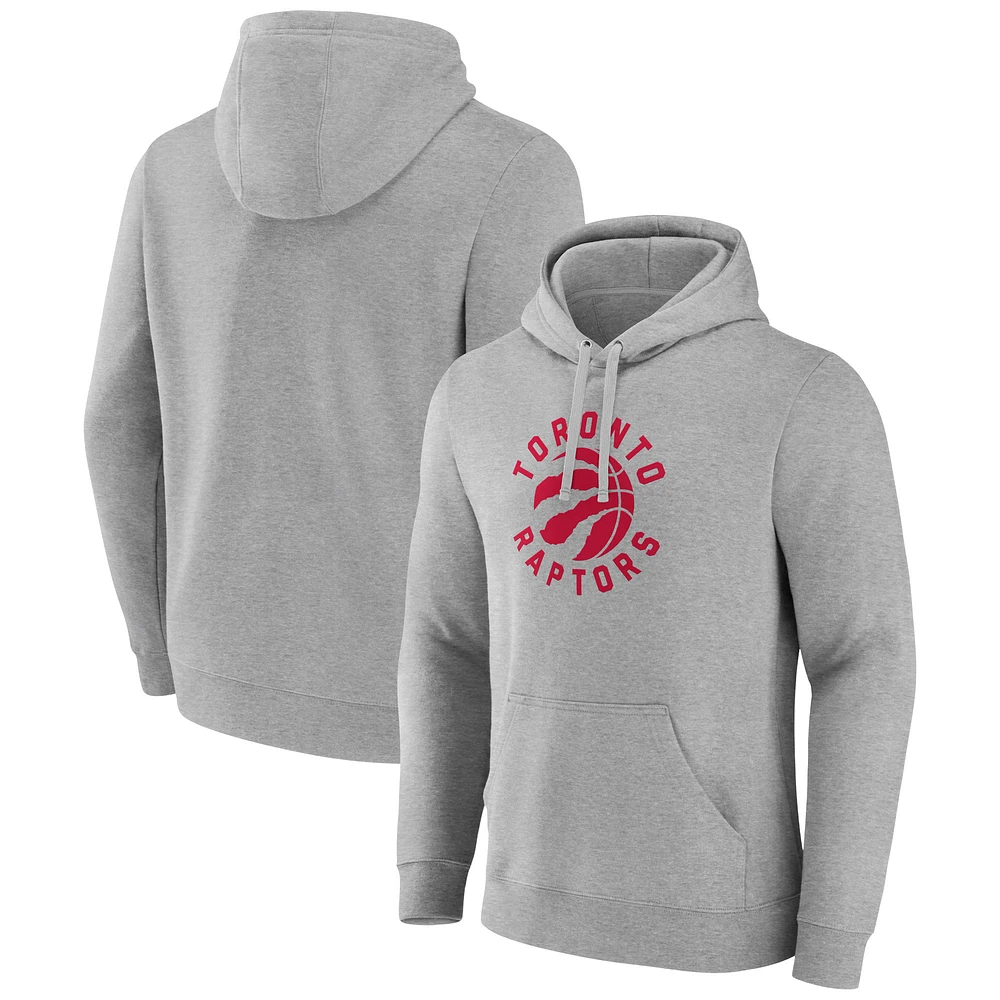 Men's Gray Toronto Raptors Alternate Logo Pullover Hoodie