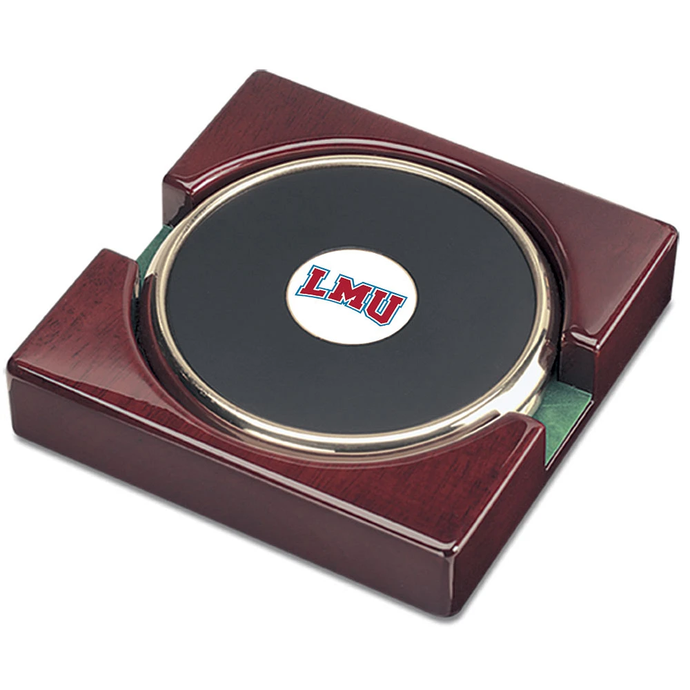 Gold Loyola Marymount Lions Team Logo 2-Piece Coaster Set