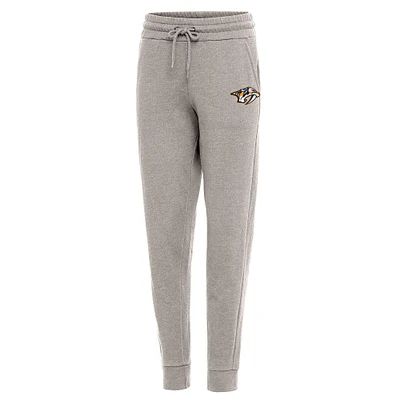 Women's Antigua Oatmeal Nashville Predators Action Jogger Pants