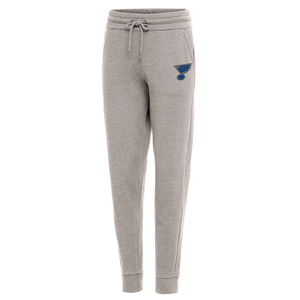 Women's Antigua Oatmeal St. Louis Blues Action Jogger Pants