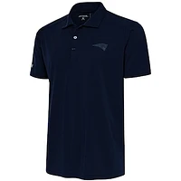 Men's Antigua Navy New England Patriots Tonal Logo Tribute Polo