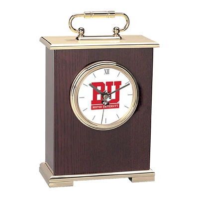 Boston University Gold Logo Carriage Clock