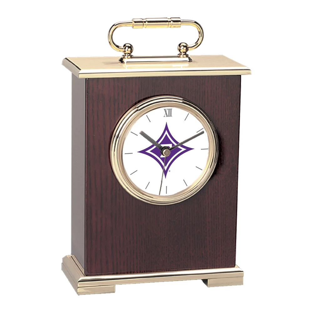 Furman Paladins Gold Logo Carriage Clock
