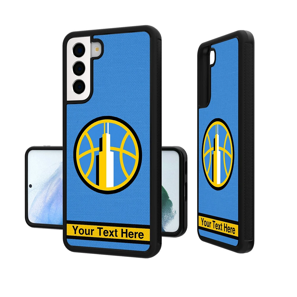 Chicago Sky Personalized Stripe Galaxy Bump Case